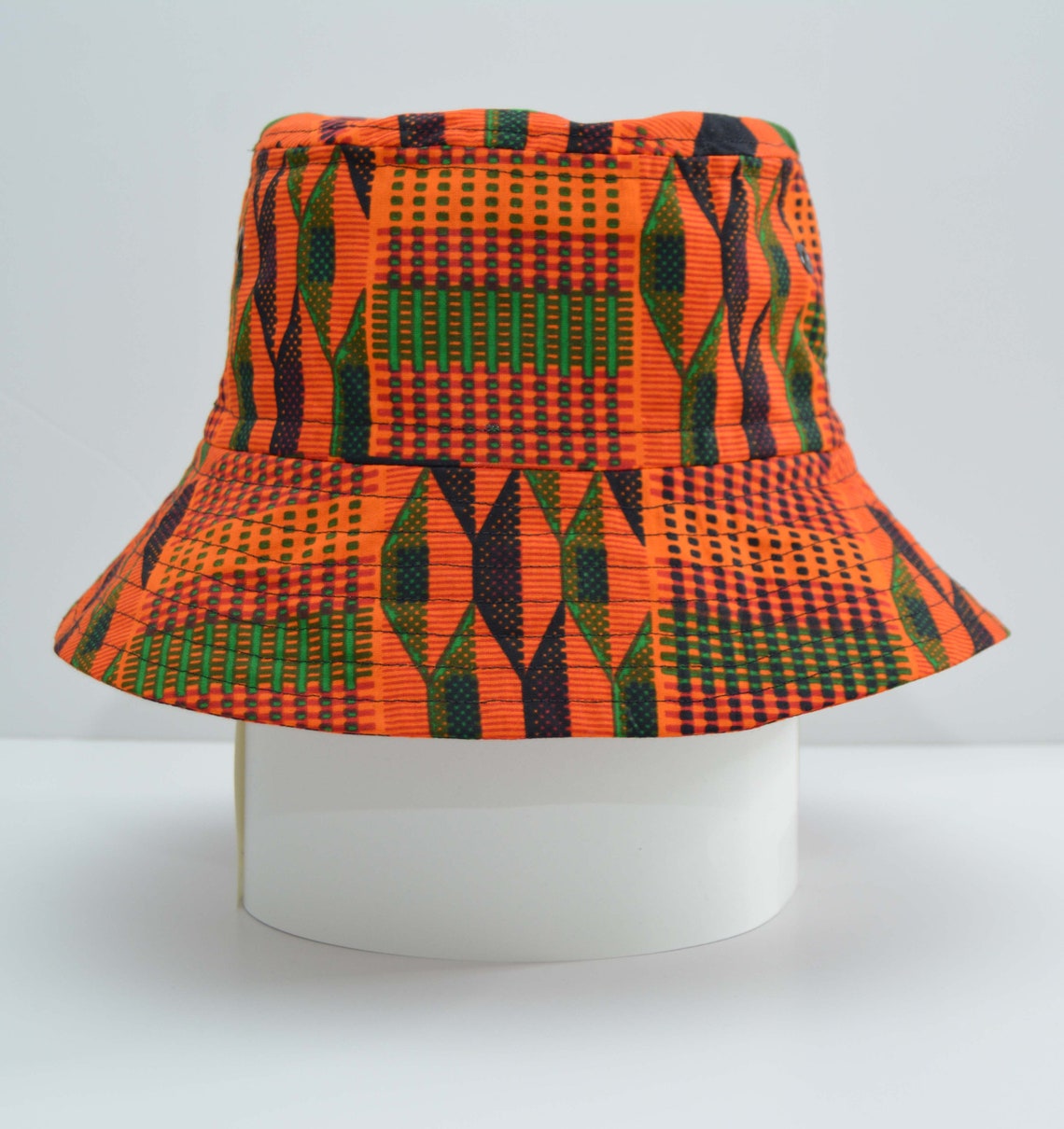 African Kente Print Bucket Hat Unisex Women Men Etsy