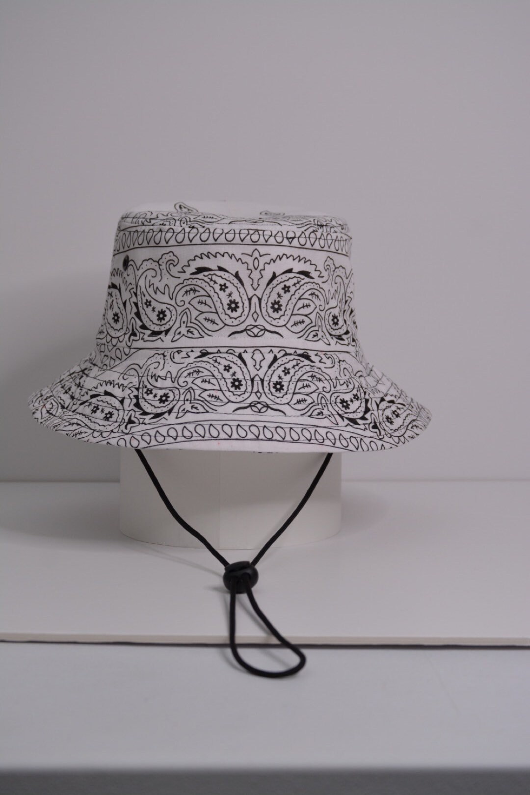 Paisley Bandana Bucket Hat With Chin Straps - Etsy
