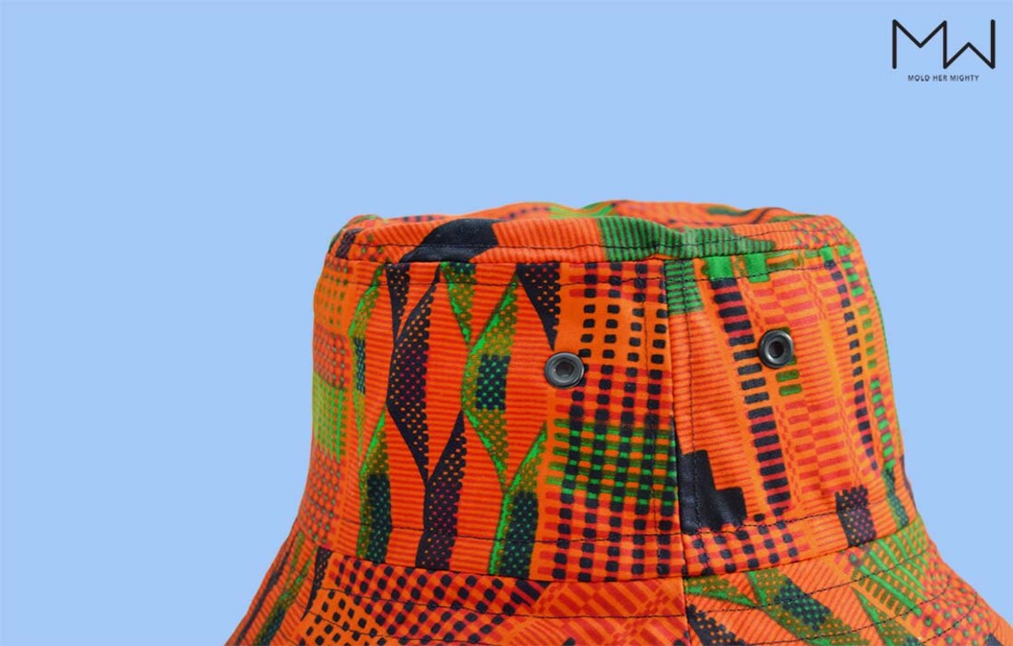 Bucket Hat African Kente Print Bucket Hat Unisex Hats Women Etsy