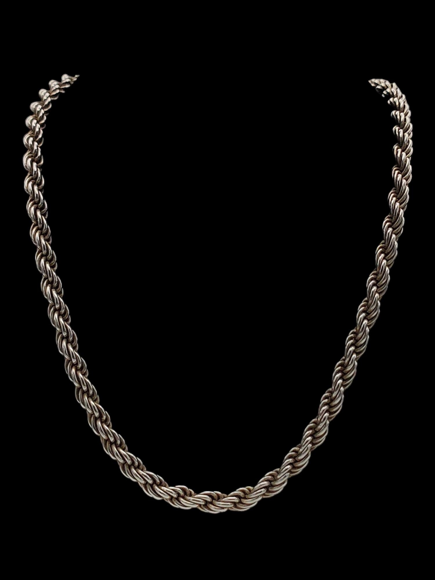 Rope Lariat Necklace Silver925 pry シュウト Rope Lariat Necklace Silver925 pry シュウト Rope Lariat Necklace