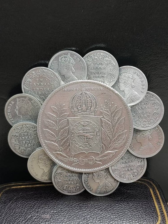 Boutons De Manchette Vintage Motif Floral En Or Plaqué - Unisexe, Occasion En Excellent état