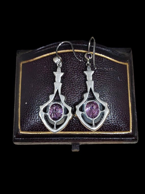 Stunning Statement Edwardian Style Sparkling Pink… - image 6