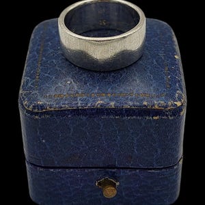 8,35 mm Sterling Silber Zigarrene Bandring - Größe M/6.25