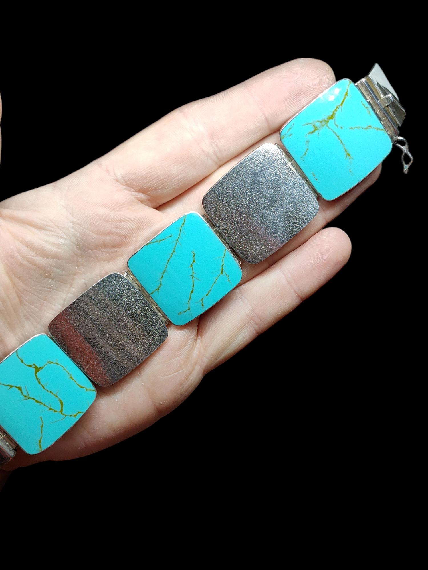 R.Retsoi Turquoise Bracelet 1980`s