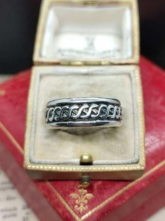 Beautiful Vintage Stackable Unique Celtic Inspire… - image 2