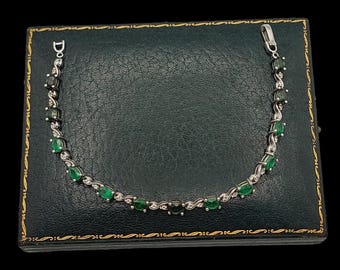 Pendentif Vintage Pierres Fines Sur Argent 925 - Œil De Tigre Ovale - Années 1980 - Occasion Parfait état