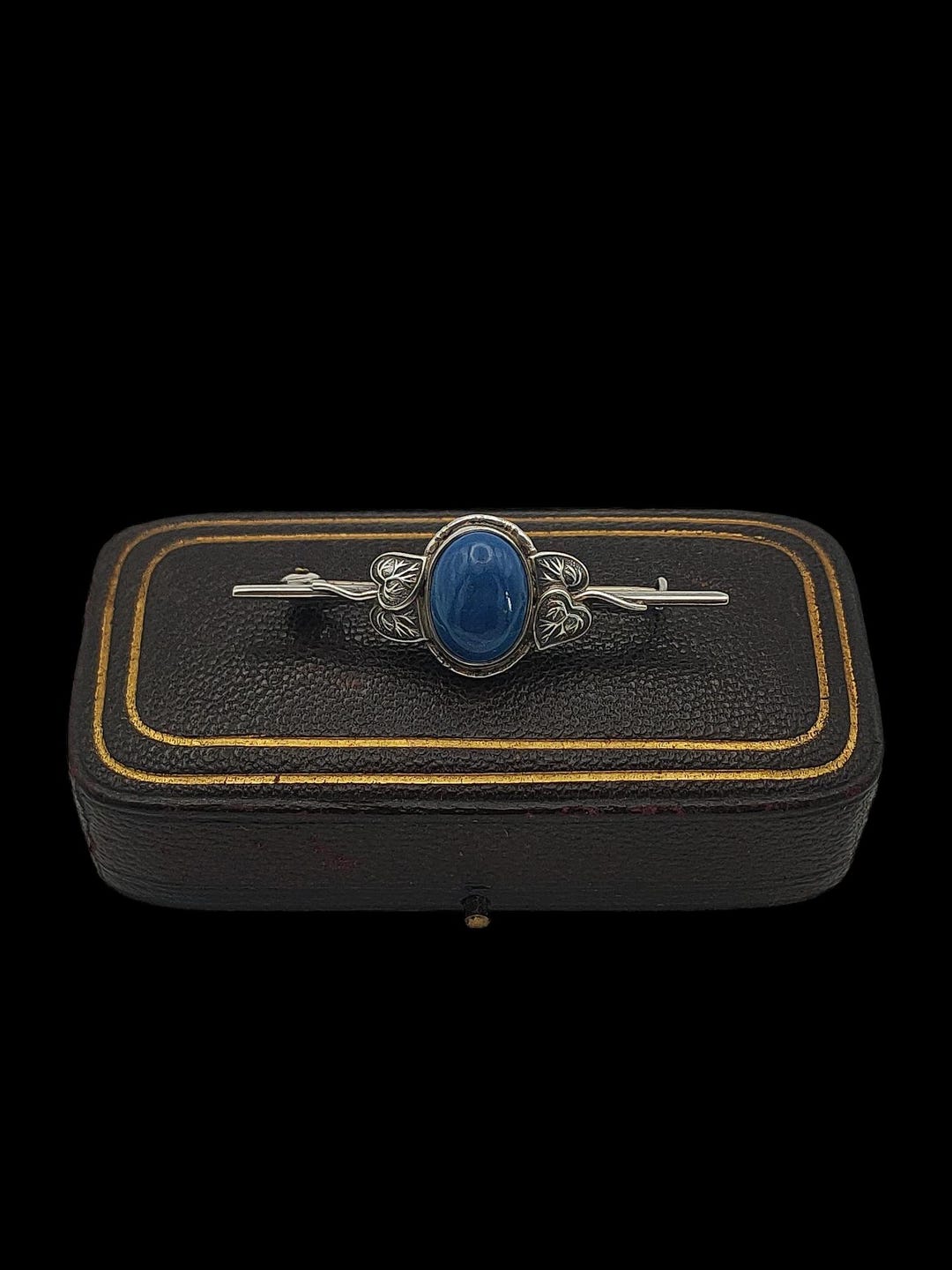 Broche Ancienne Cigale Argentée - Style Art Nouveau - Vintage & Élégante