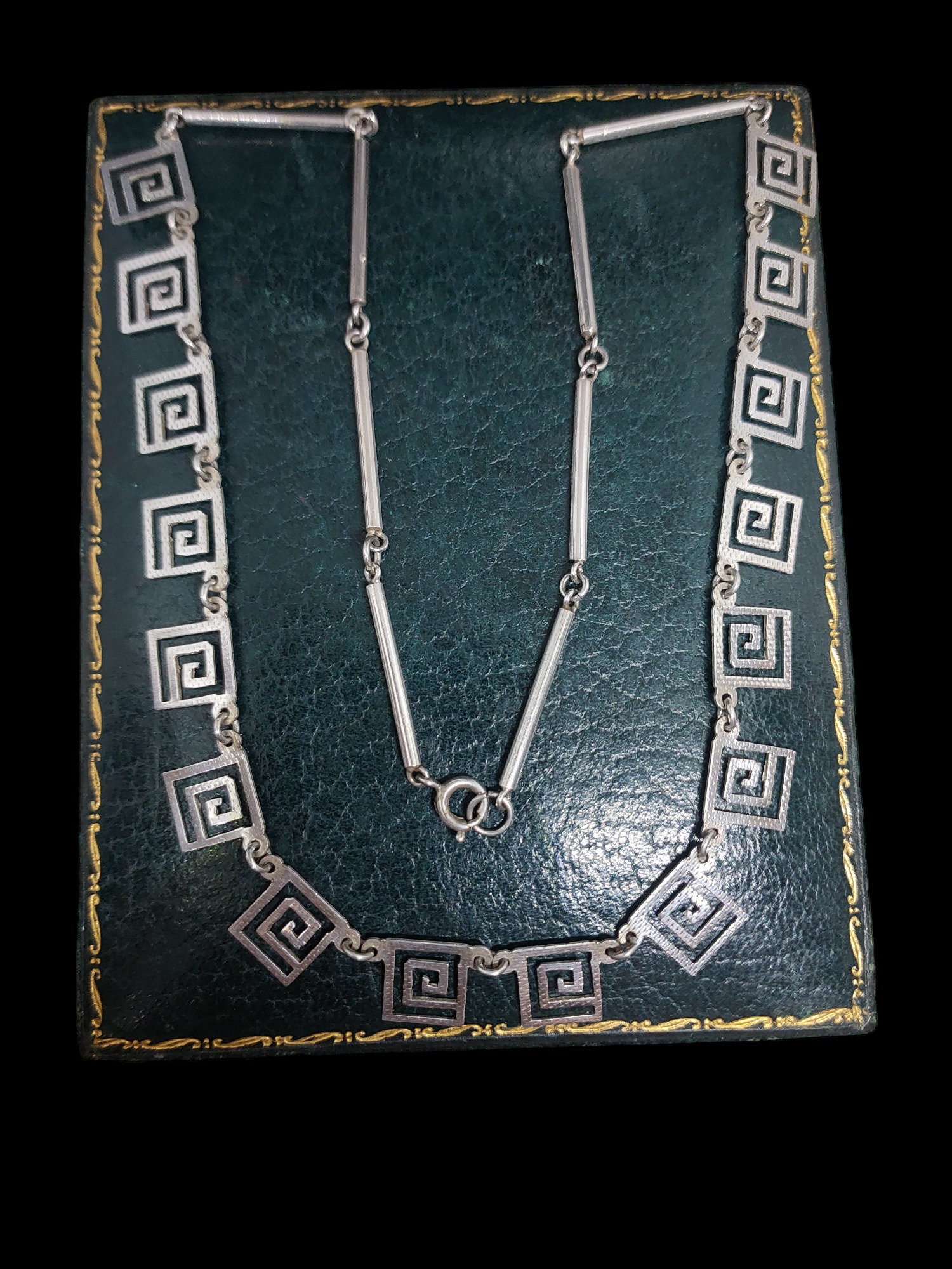 70's vintage silver925 necklace＆bracelet Beautiful Vintage Circa 1970s Decorative Unique Statement