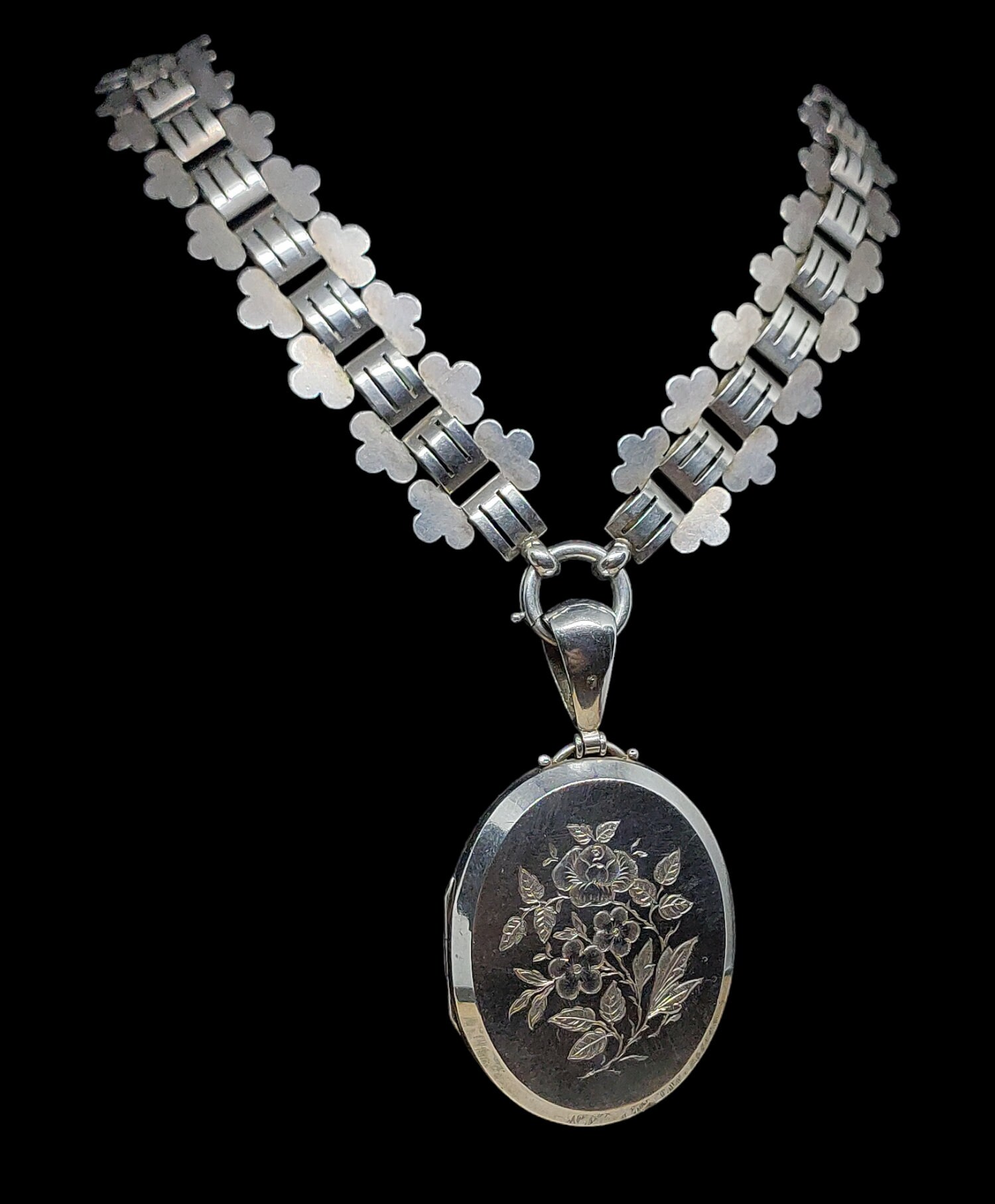 英国　Birmingham 　K9 　1911年　locket Amazing Antique Victorian Birmingham 1881 Hallmarked