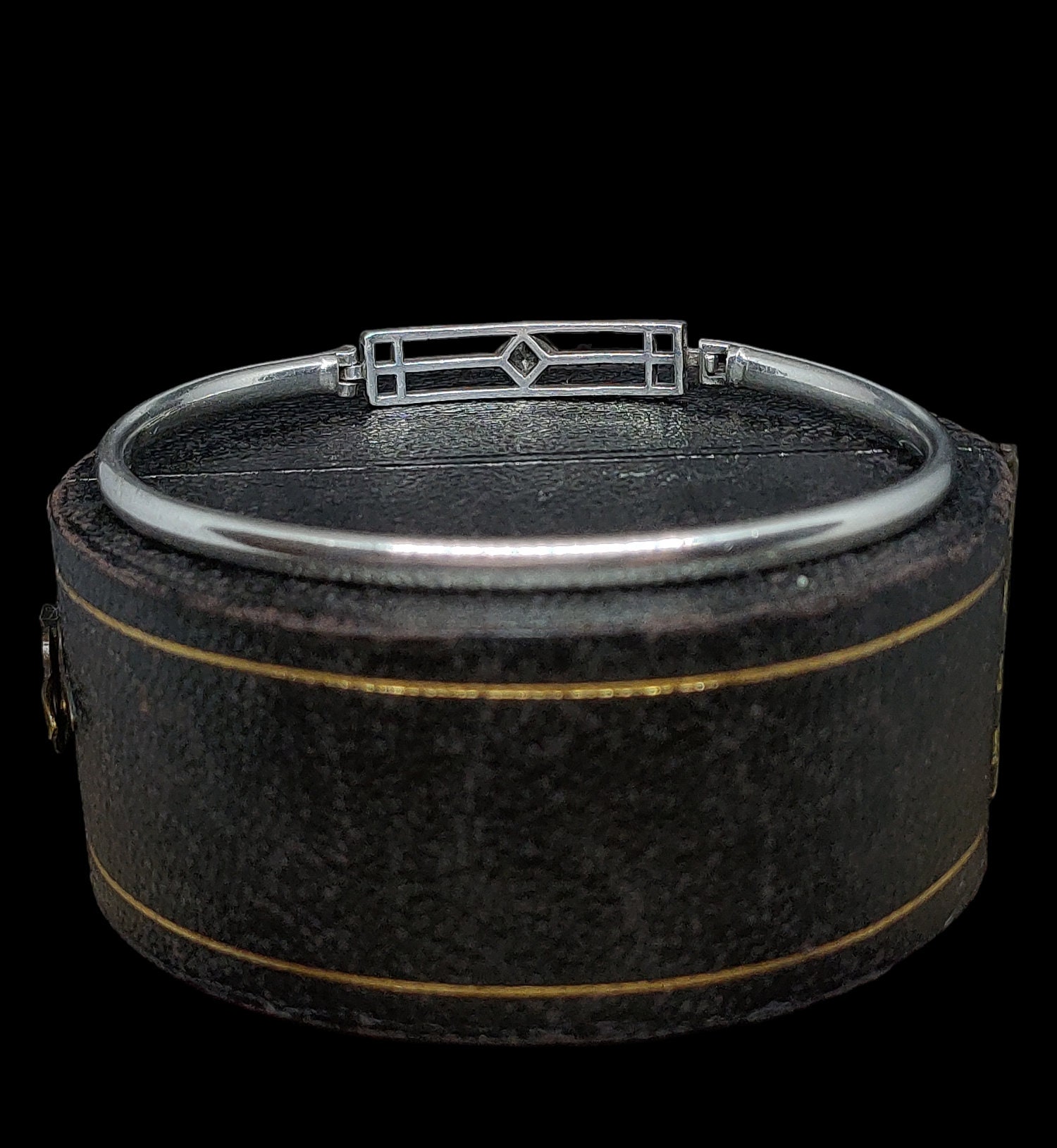 men's silver ingot part mark bangle (medium weight) | RUST