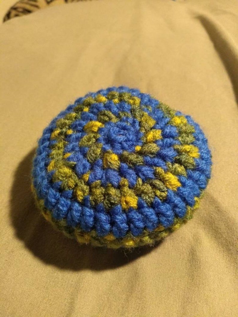 Handmade Crochet Bean Bags Hacky Sack Trippy Psychedelic Etsy