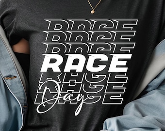 Race Day Svg, Race Day Shirt Svg, Race Day Vibes Svg,Race Season Svg Files for Cricut - Cut Silhouette File Svg,Png,Eps,dxf,Download, Svg
