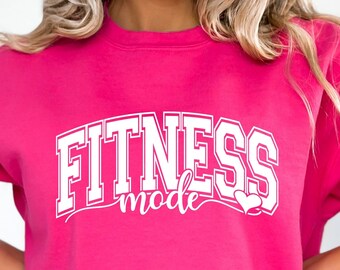 Fitness Mode SVG PNG, Fitness Svg, Gym Shirt Svg, Exercise Svg, Workout Svg, Beast Mode Svg, Exercise Quote Svg, Personal Trainer Svg
