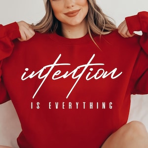 Intention is everything SVG PNG, Boho Self Love Svg, Motivational Shirt Design Svg, Boho Quote Love Yourself Svg, Png File
