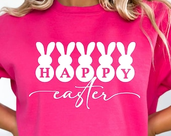 Happy Easter SVG PNG PDF, Easter Vibes Svg, Bunny Svg, Kids Easter Svg, Easter Shirt Svg, Easter Svg, Easter Squad Svg, Easter Bunny Svg