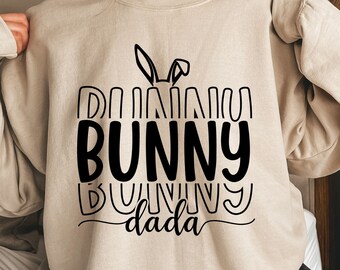 Bunny Dada SVG PNG PDF, Easter Dad Shirt Svg, Daddy Bunny Svg, Happy Easter Svg, Bunny Svg, Easter Shirt Svg, Hello Spring, Easter Bunny Svg