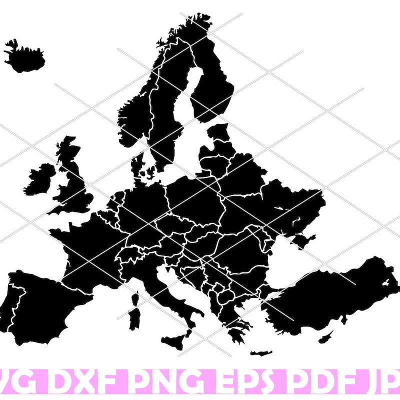 Europe Map Etsy europe-map-etsy
