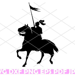 Vector KNIGHT on HORSE, SVG, dxf, ai, eps, pdf, png, jpg Download, Digital image, graphical image