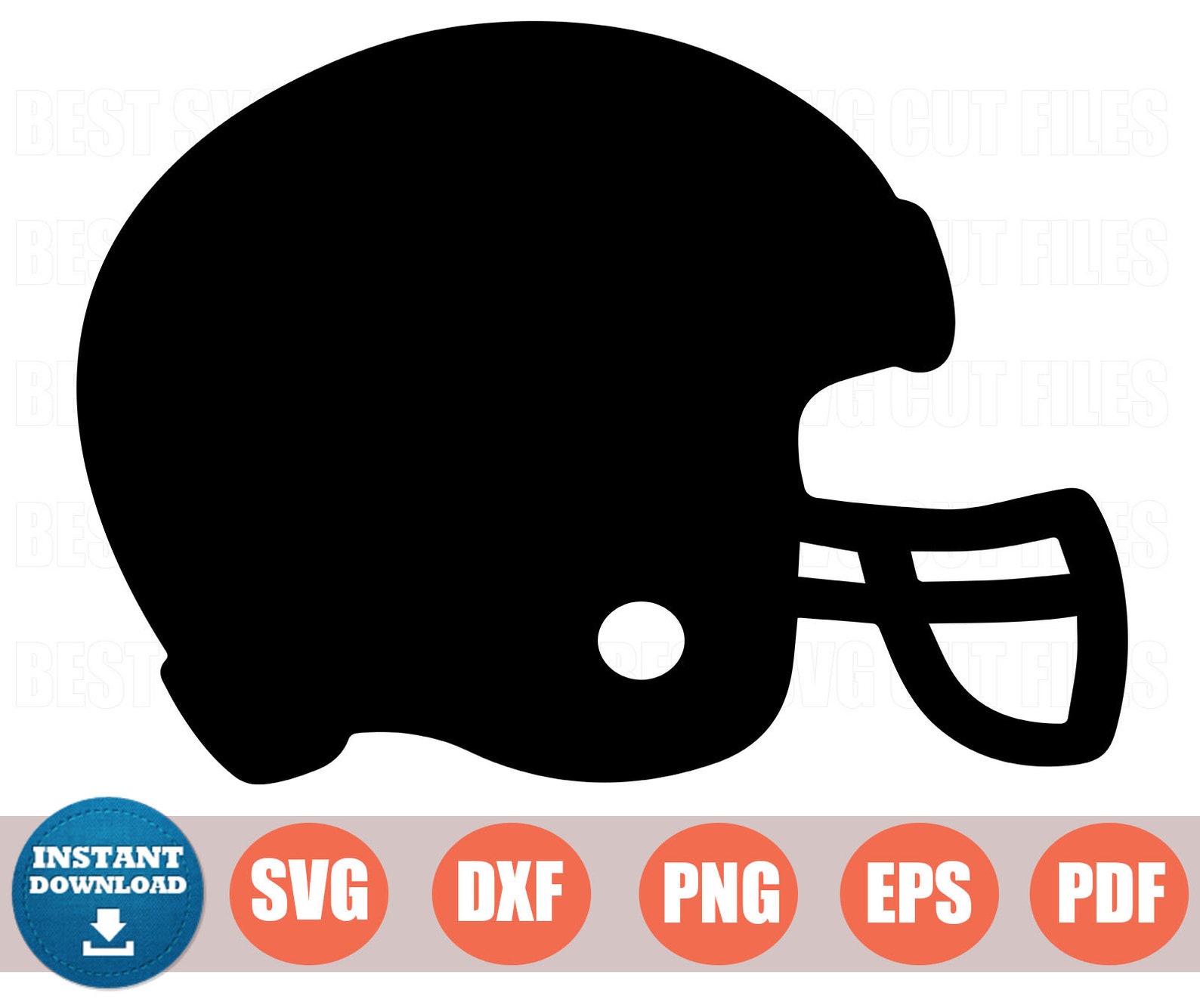 Football Helmet SVG, Football SVG, Helmet SVG, Football Cut Files ...