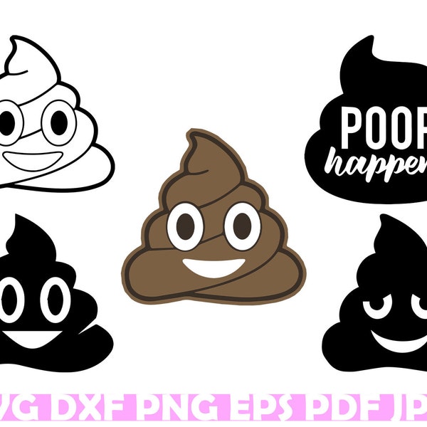 Poop Svg, Poop Emoji Svg