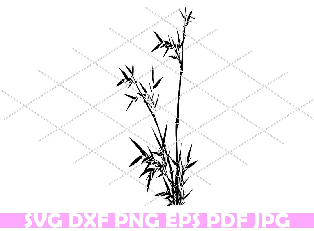 Bamboo Svg, Bamboo Png, Bamboo Dxf, Bamboo Clip Art, Bamboo Cut File ...