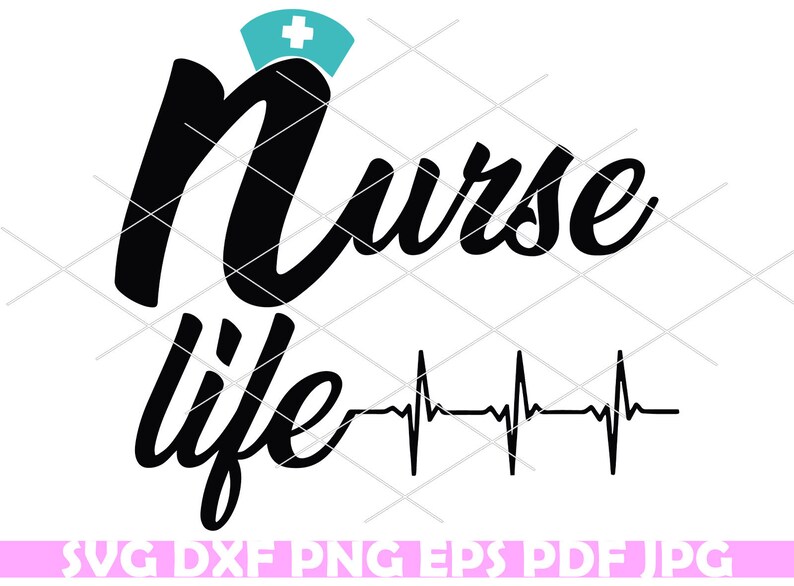Nurse Life Svg Eps Dxf Png Files for Cutting Machines Cameo - Etsy