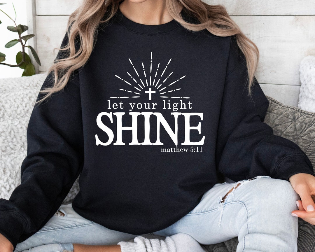 Let Your Light Shine SVG PNG PDF, Easter Svg, Christian Svg, Jesus Svg ...