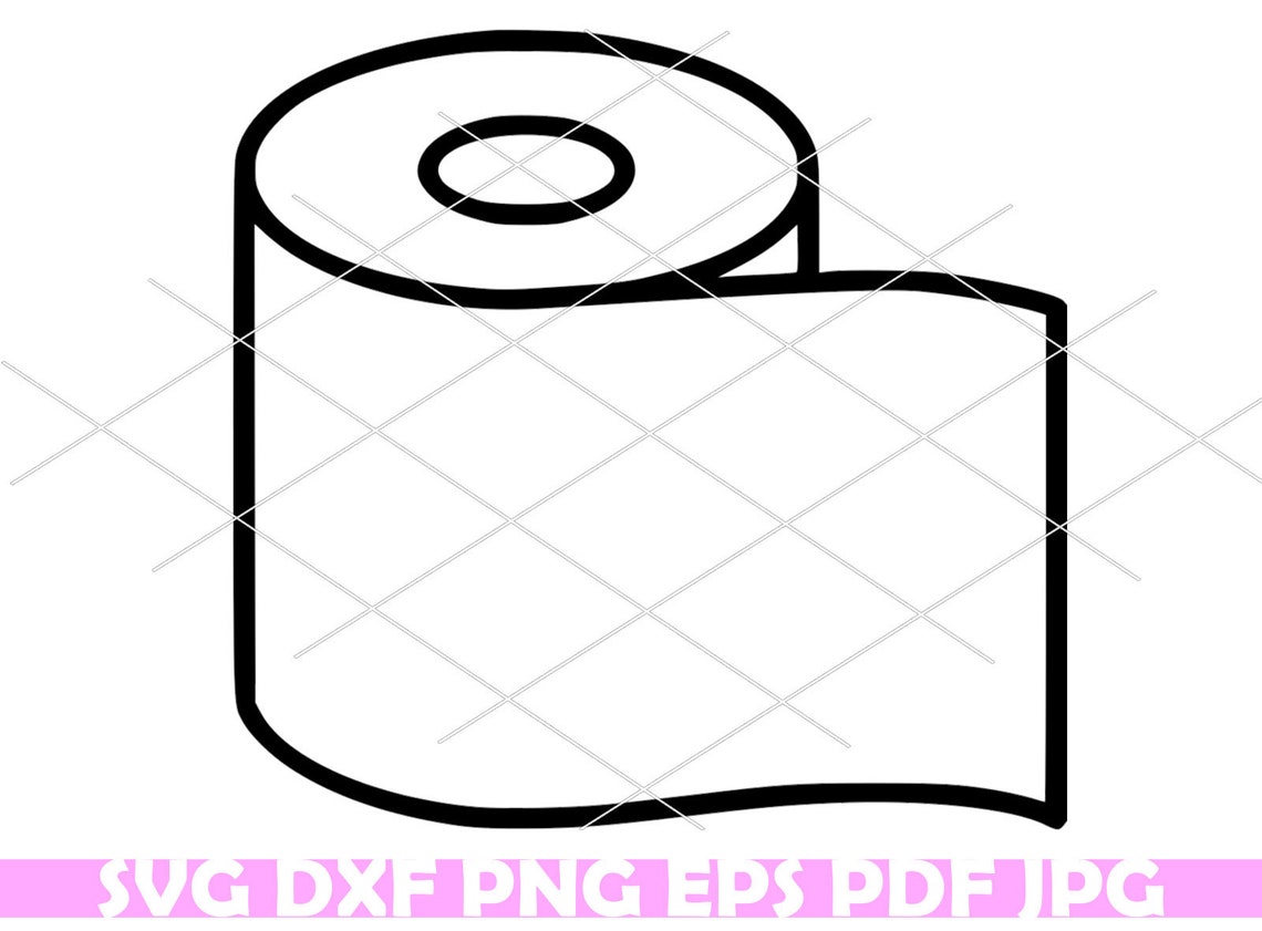 Toilet Paper Roll Svg Etsy