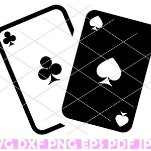 Cards SVG - Poker Vector Images Clipart - SVG File For Cricut - Eps, Dxf clip art Poker svg, Playing cards svg - Poker png