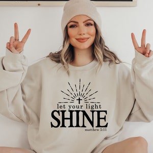 Let Your Light Shine SVG PNG PDF, Easter Svg, Christian Svg, Jesus Svg ...
