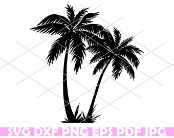 Palm svg, Coconut tree svg, Coconut svg, Coconut png, Coconut dxf, Coconut clip art, Coconut cut file, Coconut silhouette, Coconut cricut