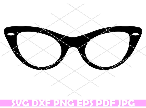 Cats eye best sale shaped glasses