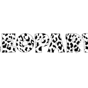 Layered Leopard Print SVG, Leopard SVG, Leopard Texture SVG, Cheetah Print, Two Color Layered Leopard Pattern for Cricut, Vinyl Decal File