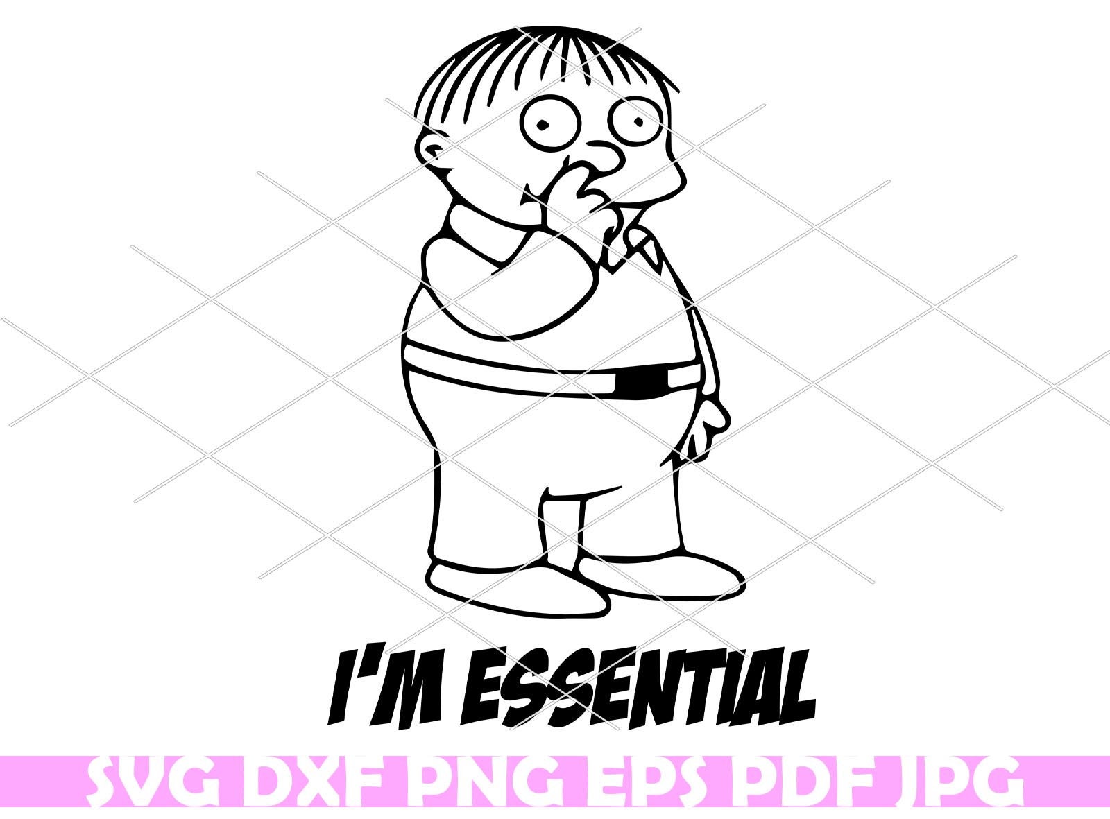 I'm Essential Ralph Svg - Etsy