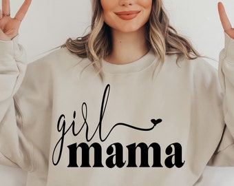 Girl Mama Svg, Girl Mom Svg, Png, Mom Svg Cut File for Cricut, Mother's Day Svg, Girl Mom Shirt Svg, Png, Eps, Dxf Pdf Cutting File Download