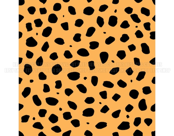 Cheetah pattern print download svg animal print svg leopard pattern svg cut  for cricut, cameo, cheetah svg png jpeg digital download file
