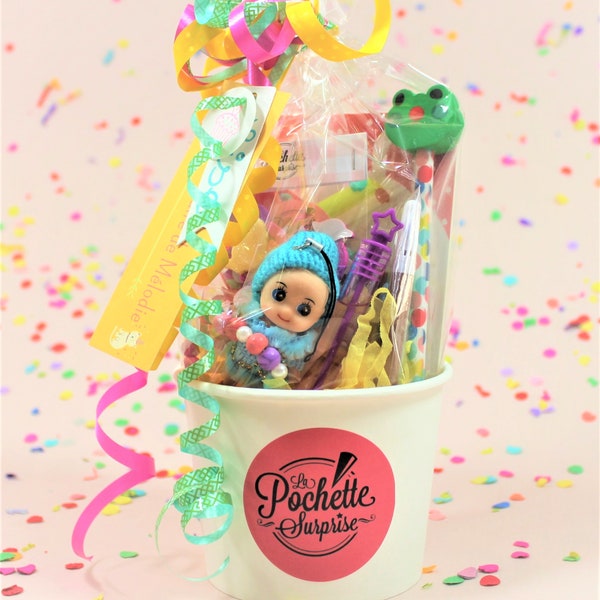 kid party favor / birthday present for girls / gift bowl / present bowl / playdate gift / present for girls 4 to 7 years / table decoration/