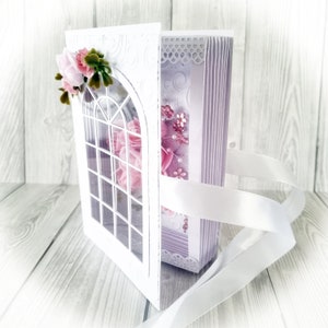 3D Shadow Box Fenster Geburtstagskarte Box Card Mutter Tochter Geburtstagskarte, Bücher Box Karte, Muttertagskarte
