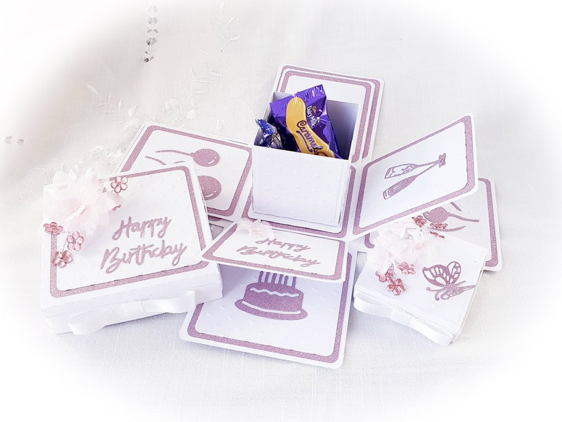 Exploding Box Card Explosion Box Card Money Card Box Etsy UK