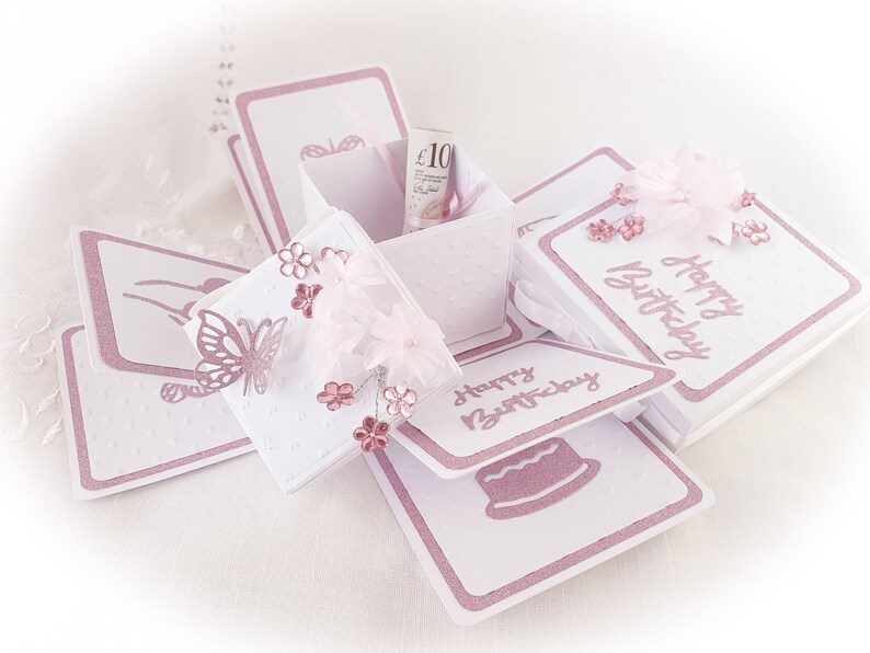 Exploding Box Card Explosion Box Card Money Card Box Etsy UK