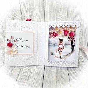 3D Shadow Box Karte Mutter Tochter Schwester Geburtstagskarte