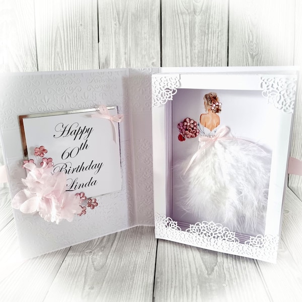 3D Shadow Box Card Mother Daughter Birthday Card, Book Box Card, Mothers Day Card