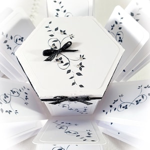 Handmade Hexagon Explosion Box: Birthday Keepsake Card image 4