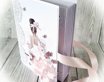 3D Birthday Shadow Box Card: Book Keepsake Card
