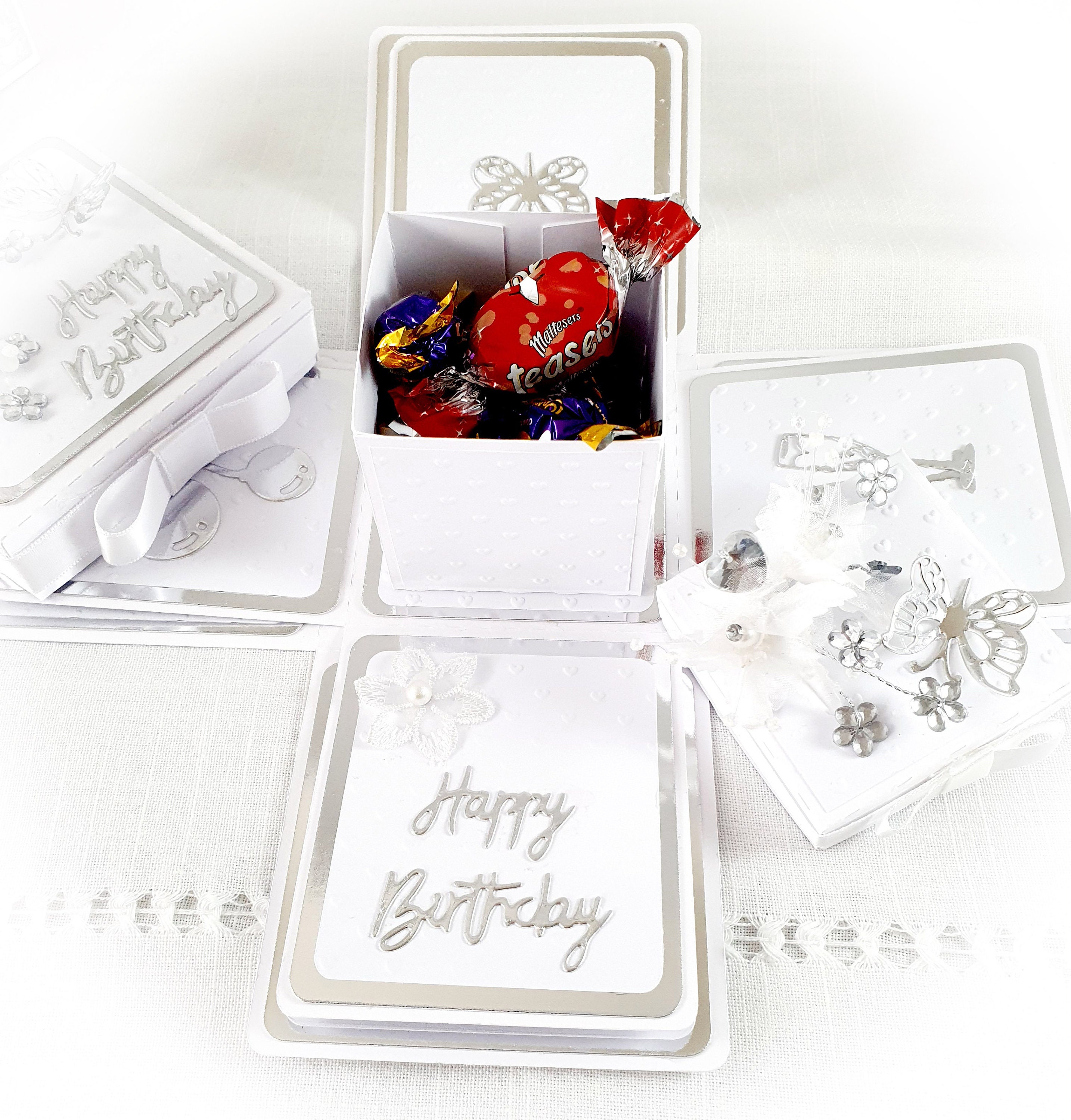 Exploding Box Card Explosion Box Card Money Card Box - Etsy UK