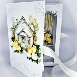 3D-Schattenbox Geburtstagskarte, personalisierte handgemachte Geburtstagskarte