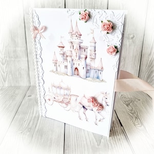 3D Prinzessin Geburtstagskarte, Enkelin Tochter Nichte Prinzessin Geburtstagskarte, personalisierte Karte