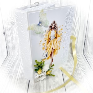 Light Up Geburtstag Box Card, Light Up Shadow Box Karte, 3D Mutter Tochter Geburtstagskarte