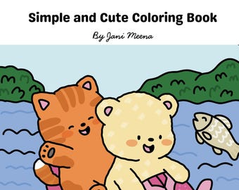 Libro da colorare Cuddly Friends: divertenti avventure da stampare (PDF)