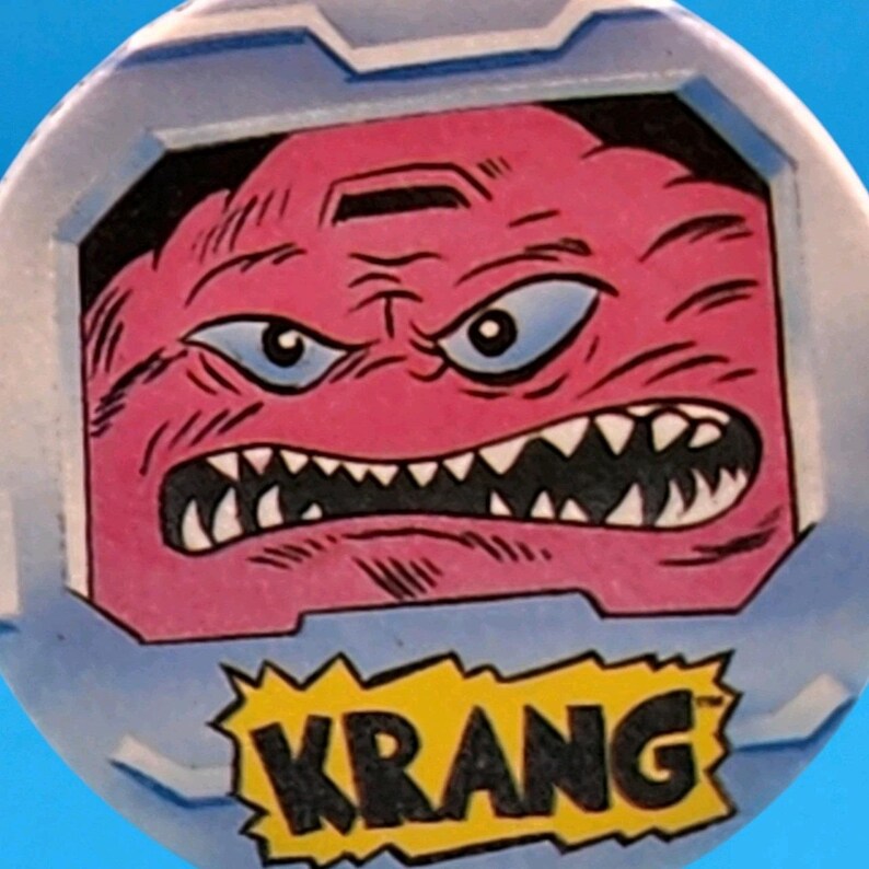 Teenage Mutant Ninja Turtles Krang Vintage Button Pin 1990 Anything ...